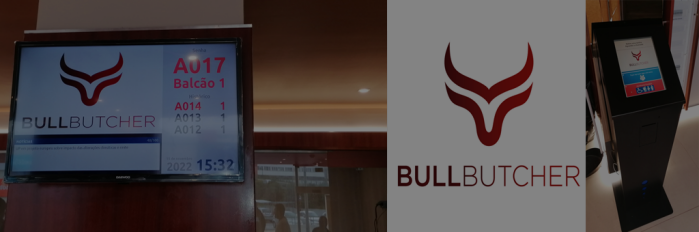 Instalação kiosk em Talho Bull Bultcher - Caldas da Rainha