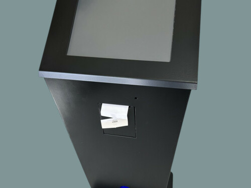 Quiosque Dispensador de Senhas Ecrã táctil 17pol. Cor Preto