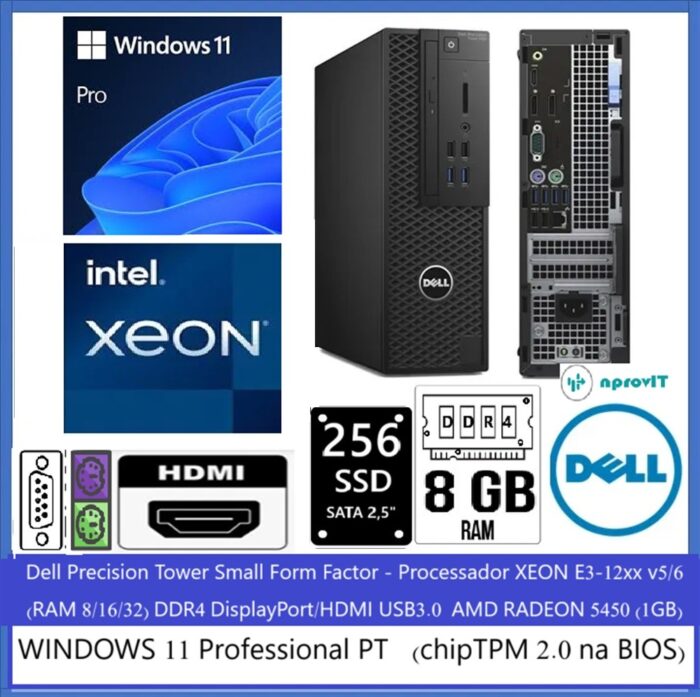 dell-precision-tower-3420-XEON-Win11-8GB-256ssd