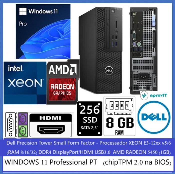 dell-precision-tower-SFF-3420-XEON-Win11-8GB-256ssd